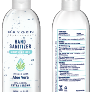 Hand Sanitizer: 5 oz